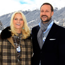 25. - 29. januar: Kronprinsen og Kronprinsessen er til stede under World Economic Forum, Davos  (Foto: Lise Åserud / Scanpix)